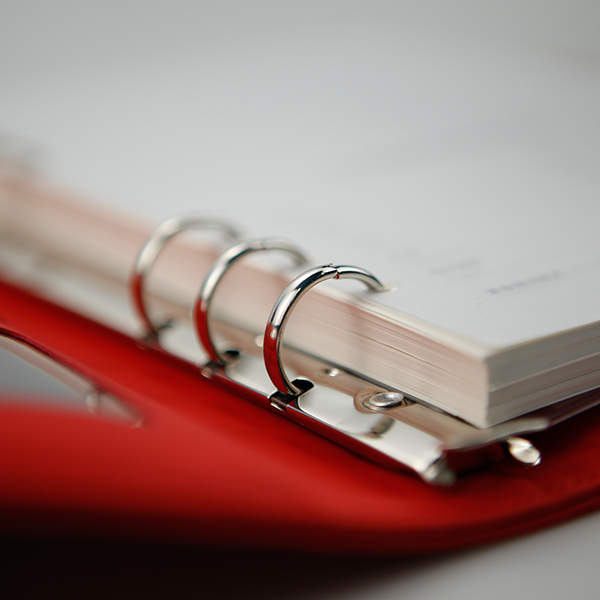 愛歐裝訂方式--圈裝（鐵圈，塑料圈裝）